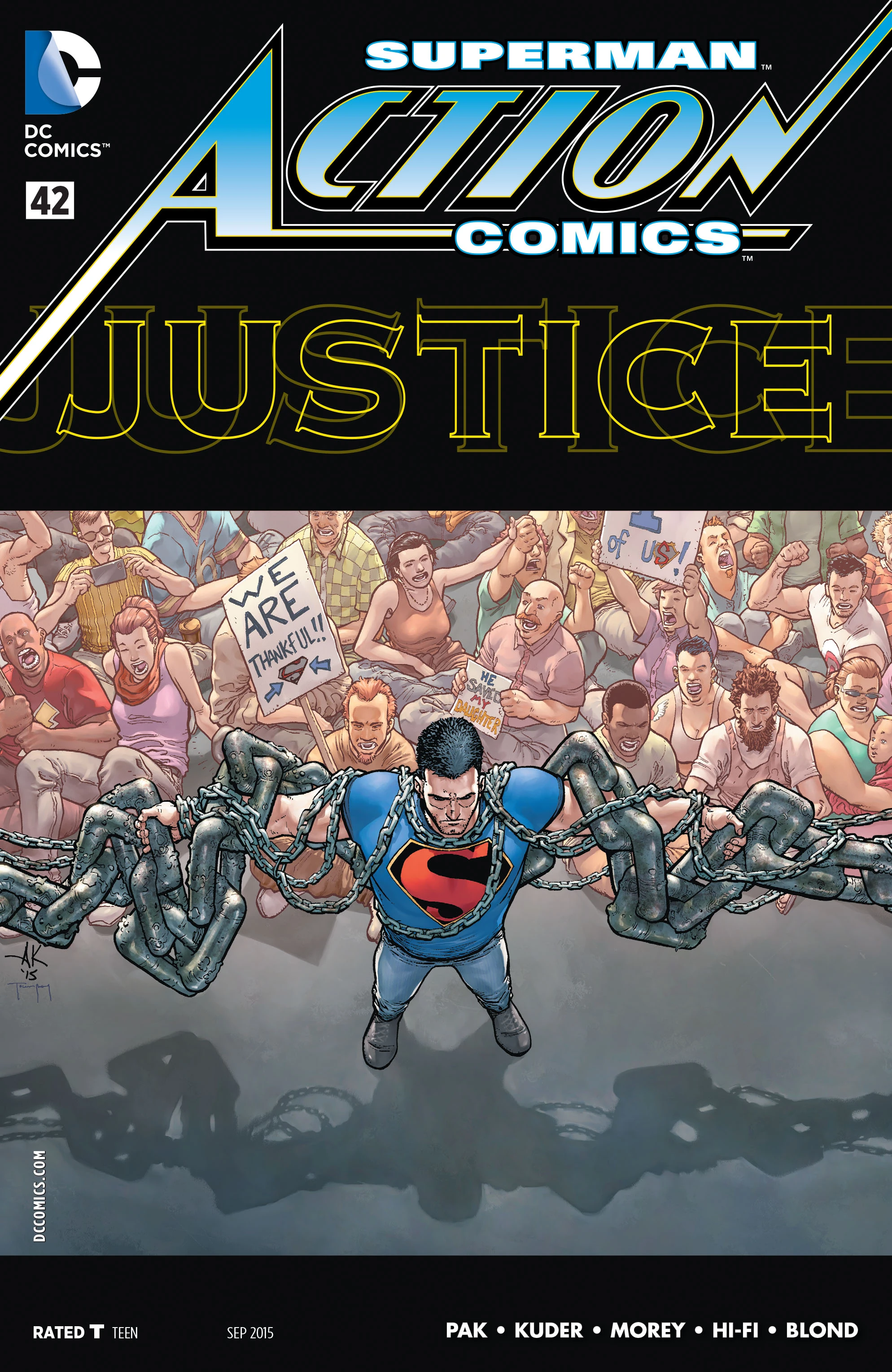 Action Comics #42 (DC, 2015 — Cover A) cover